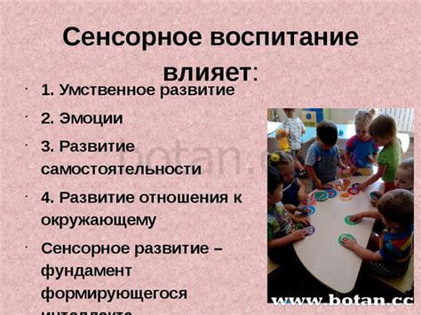 Презентация по сенсорному развитию Сенсорное развитие детей через ...
