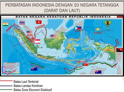 Ppt Perbatasan Indonesia Dengan Negara Tetangga Darat Dan Laut