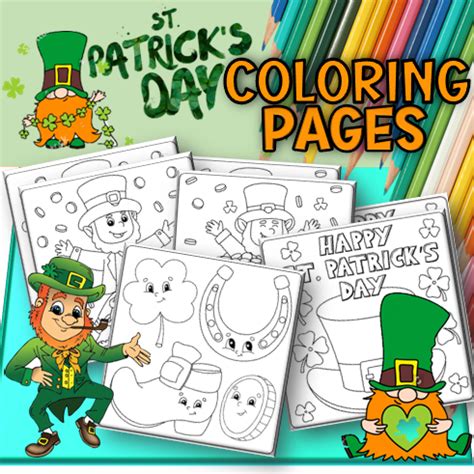 Get Lucky with St. Patrick's Day Coloring Book Pages! | Made By Teachers