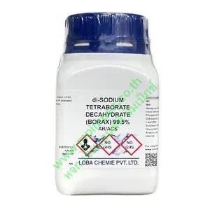 Loba Chemie Di SODIUM TETRABORATE DECAHYDRATE BORAX 99 5 AR ACS