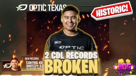 1 CDL PRO Breaks TWO RECORDS In ONE MAP OpTic Texas Shotzzy Vs