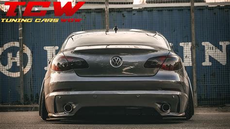 Vw Passat Cc Stanced On Ravize Rims Tuning Project By Krylov Youtube