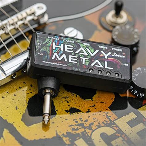 Donner Guitar Headphone AMP Heavy Metal Pocket FX Chorus Rechargeable ...