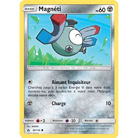 Magnéti 80 156 SL5 Carte Pokémon commune neuve VF Cardcollection fr