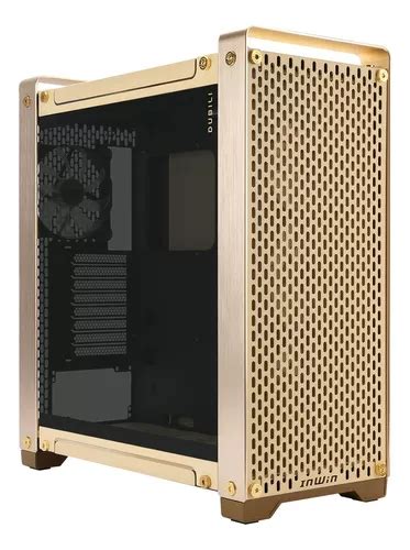 Gabinete Para Computadora De Escritorio Inwin Dubili Dubili Gold Dorado