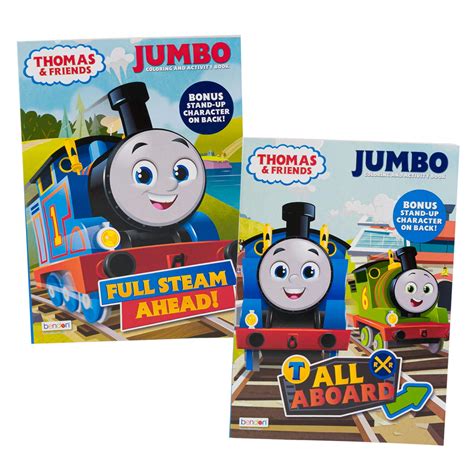 80pg Thomas And Friends Jumbo Coloring Book 2 PCS Walmart