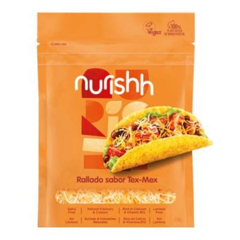 Queso Vegano Rallado Sabor Tex Mex G Nurishh