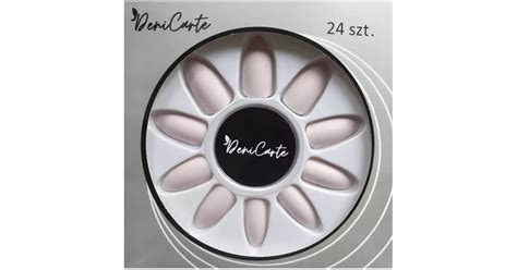 Deni Carte Sztuczne Paznokcie Tipsy Pure Nude Matowe Sztuki Klej G Darmarsklep Pl