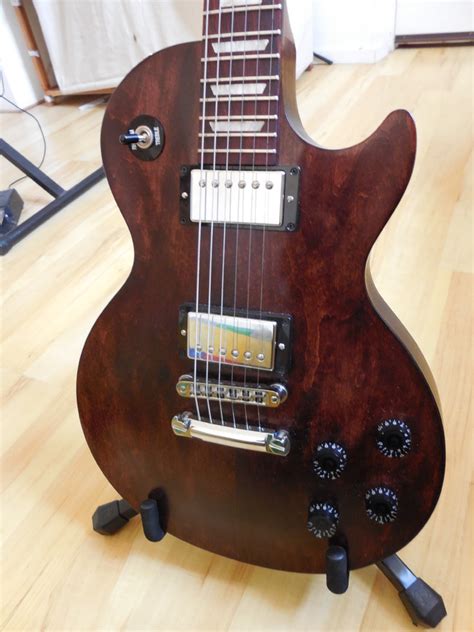 Gibson Les Paul Studio Lpj Dlx Worn Brown Chocolate Image 889079