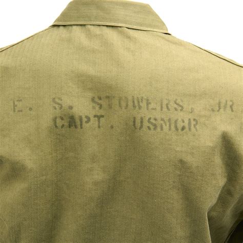 Original U S Wwii Usmc Iwo Jima Named P41 Utility Combat Uniform International Military Antiques