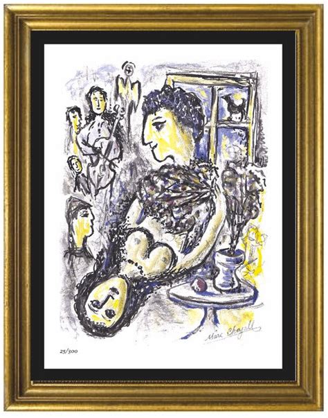 Marc Chagall Signed And Handnumbered Limited Edition By Jph948 Chagall