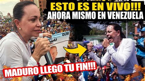 Ultimas Palabras De Maria Corina Machado En Venezuela Estoy