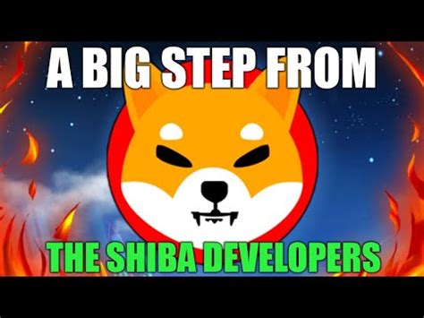 A Big Step From The Shiba Developers Shiba Inu News Today Youtube