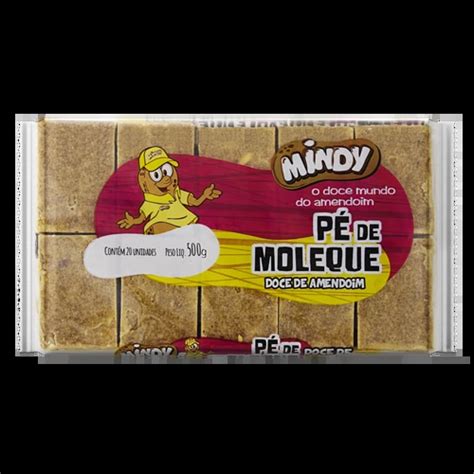 Pé de Moleque Mindy Pacote 500g Panelão Supermercados