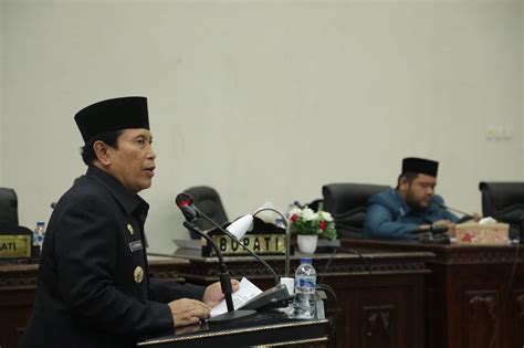 Bupati Rohul H Sukiman Sampaikan Ranperda APBD Perubahan 2022 Senilai