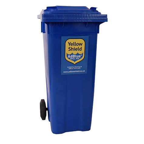 Wheelie Bin Adblue® Spill Kit 120 Litre Yellow Shield