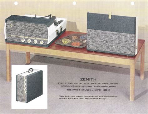 Zenith Portable Radio Phonograph Dealer Portfolio Usa 19 Flickr