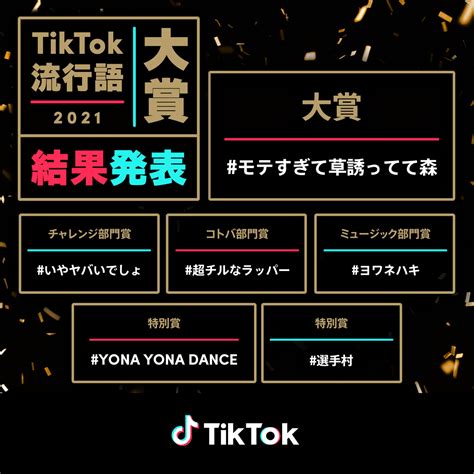 Tiktok流行語大賞2021、「 モテすぎて草誘ってて森」に決定！creator Of The Yearは「バヤシ」！ Tiktok