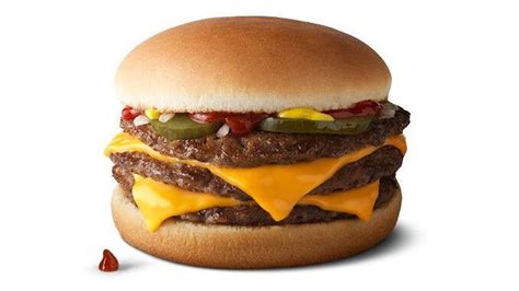 Value-Focused Triple-Patty Burgers : McDonald's Triple Cheeseburger