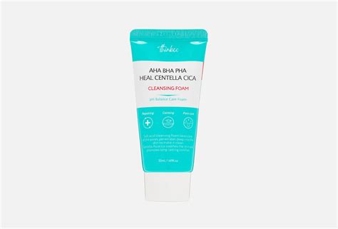 thinkco Успокаивающая пенка для умывания Aha bha pha heal centella cica ...