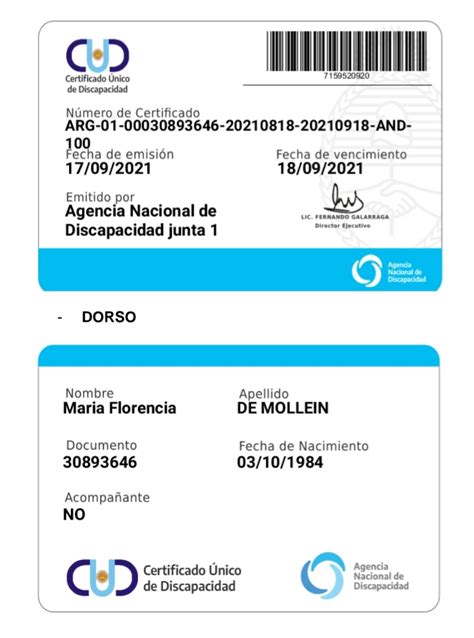 Discapacidad Y Salud Nuevo Certificado De Discapacidad Formato Digital