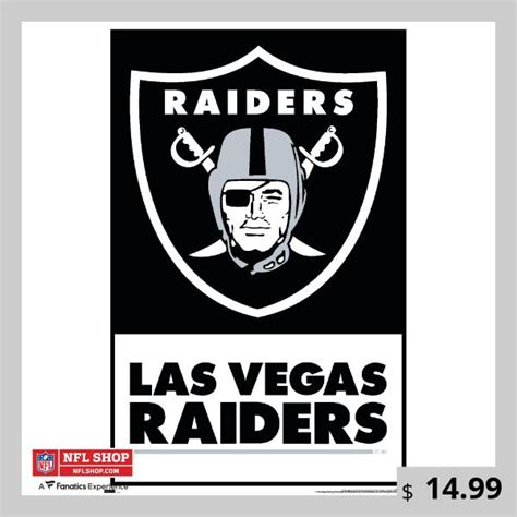 Las Vegas Raiders 22.4'' x 34'' Leagues Logo Poster | Raiders, Las ...