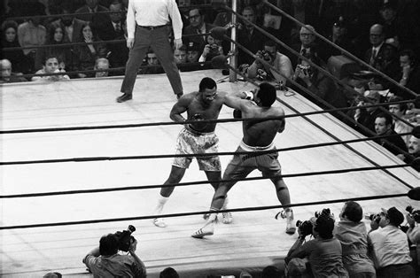 In Pictures Joe Frazier And Muhammad Ali In The Fight Of The Century