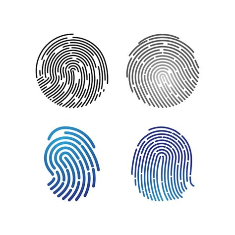 Premium Vector Fingerprint Logo Vector Illustration