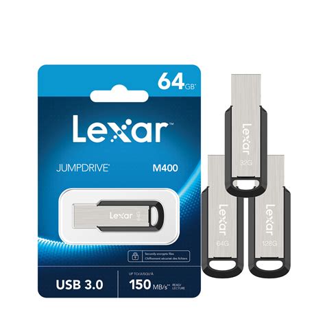 Lexar JumpDrive M400 USB 3 0 Flash Drive 32GB 64GB 128GB MSL