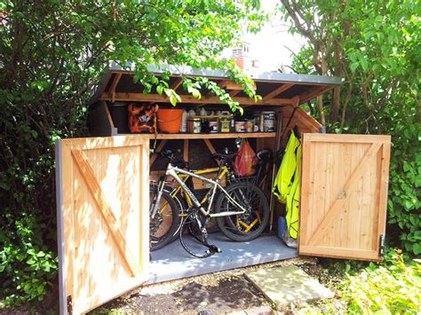 20 Free DIY Bike Shed Plans | DIY Outdoor Bike Storage