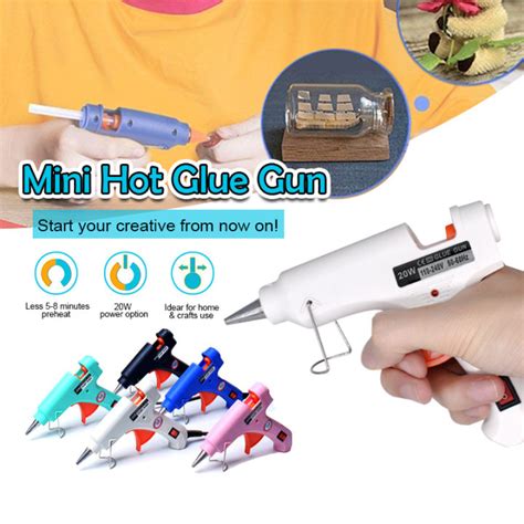 Mini Hot Melt Glue Gun Electric Heat Gun Home Improvement Hand Tools