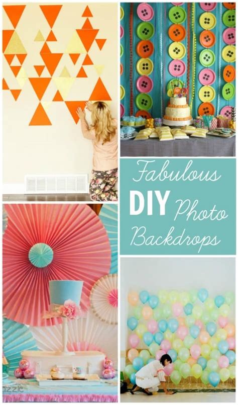 DIY Photo Backdrop Round-Up! - Design Dazzle