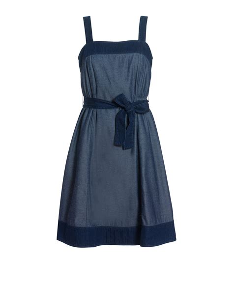 Boutique By Jaeger Hollie Denim Prom Dress In Blue Denim Lyst