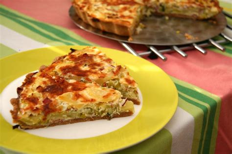 Kartoffel Porree Quiche mit Weißweinguss Rezept Kochrezepte at