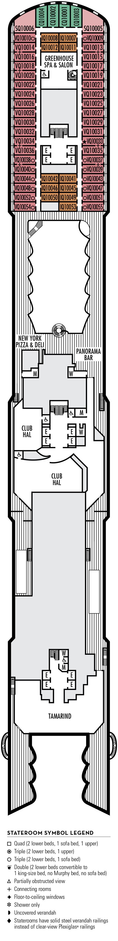 Koningsdam – Deck Plans - Planet Cruise