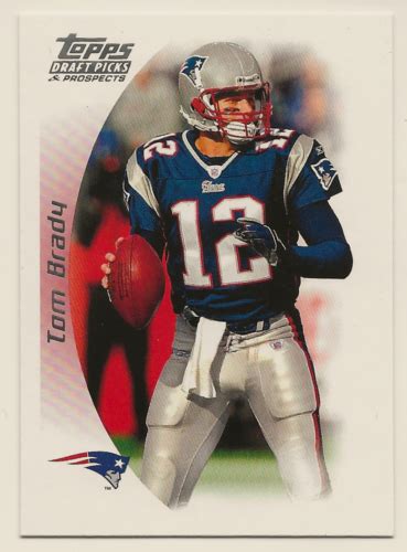 Topps Draft Picks Propects Tom Brady Ebay