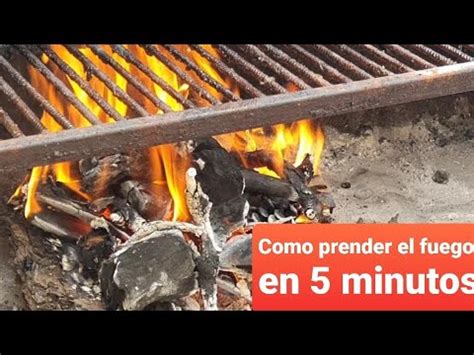 Como Prender Fuego Para Tu Asado O Pescado A La Parrilla YouTube