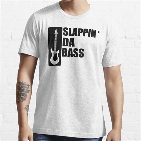 Bass Guitar Funny Music T Shirt Slappin Da Bass T Shirt Ts For Dad Screen Printed T Shirt