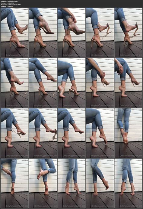 Goddess Anna In Scene Dangling Naked Soles Long Legs Everything You Like FOOTISH ANN