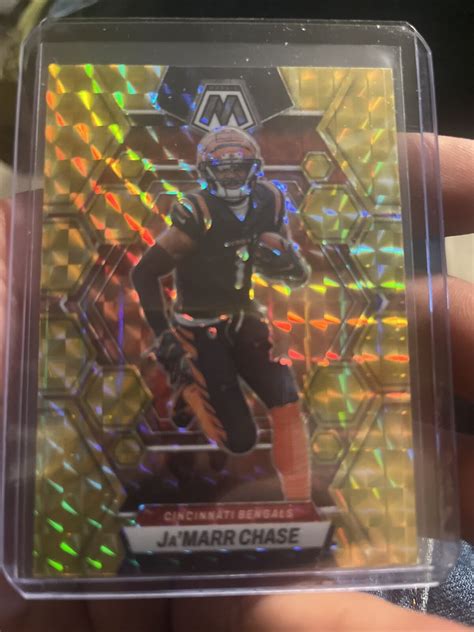 Mosaic Jamarr Chase Yellow Reactive Mosaic Prizm Bengals Ebay