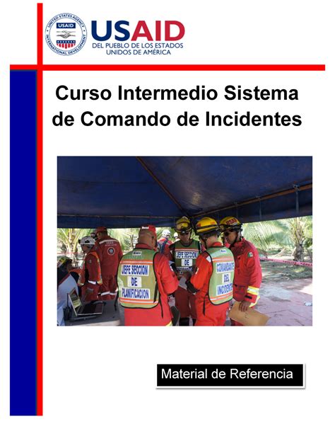 Tum Curso Intermedio Sistema De Comando De Incidentes Usaid Curso Intermedio Sistema De