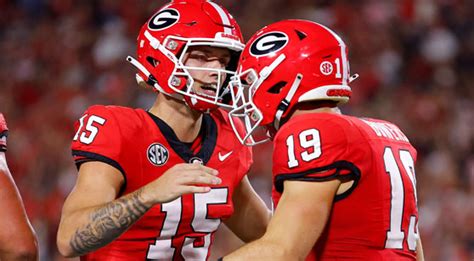 College Football Odds Week Georgia Vs Georgia Tech Lines Spreads