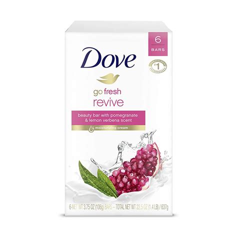 Dove Beauty Bar For Softer And Smoother Skin Pomegranate And Lemon