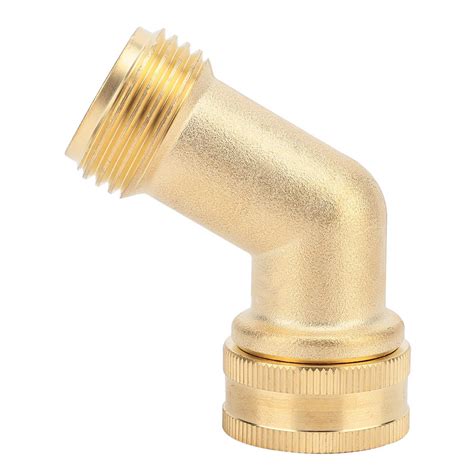 3 4 Brass Elbow Ball Valve Hose Connector Adapter With Gasket For