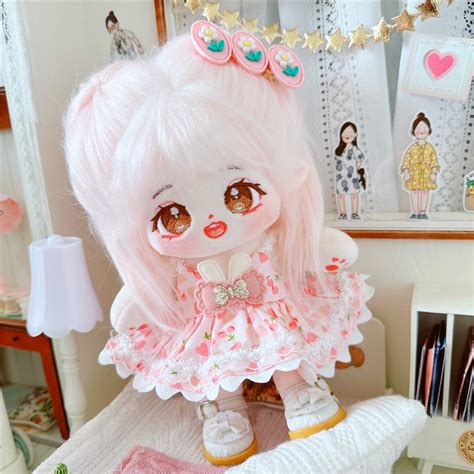 Cotton Doll 20cm Baby Clothes Star Nude Cherry Skirt Shopee Philippines