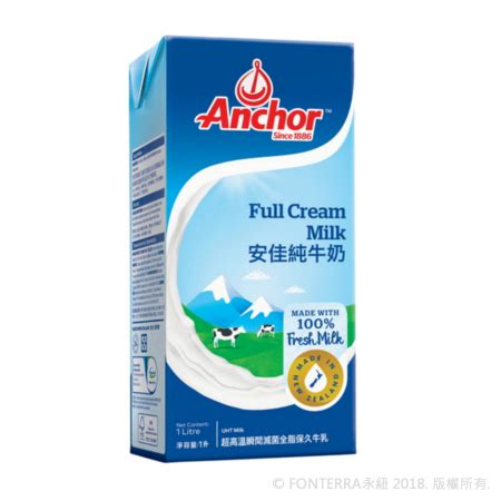 安佳紐西蘭牛奶 1LAnchor UHT Full Cream Milk 12 1L