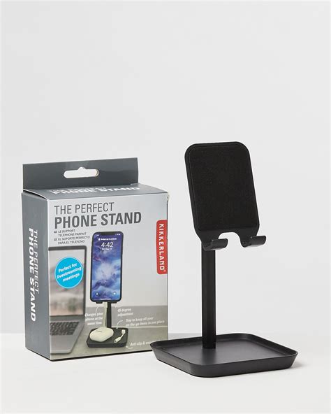 The Perfect Black Phone Stand | Oliver Bonas