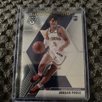 2019 Panini Mosaic 228 Jordan Poole NBA RC Golden State Warriors