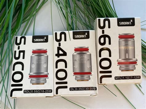 Новые испарители SMOANT: S4 / S5 / S6 (Santi / Charon+ / Knight40)