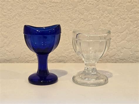 2 Vintage Eye Wash Glasses